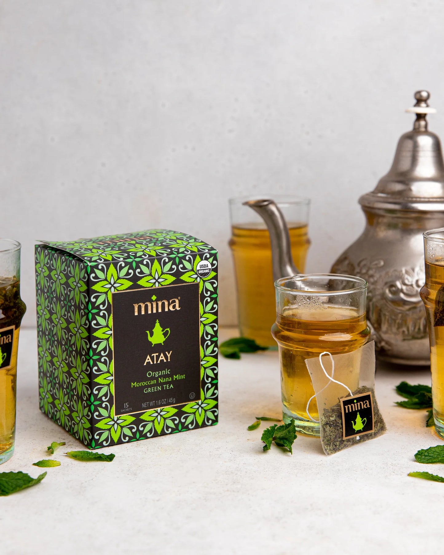 Mina Atay Moroccan Mint Teabags Organic