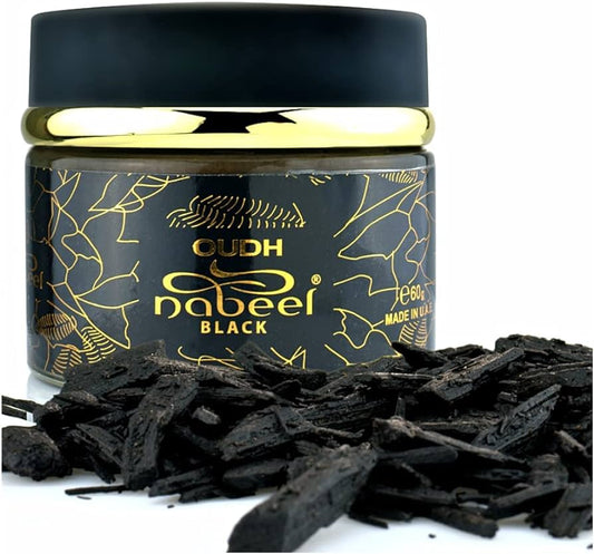 Black Bukhoor Nabeel Oudh بخور عود خاص