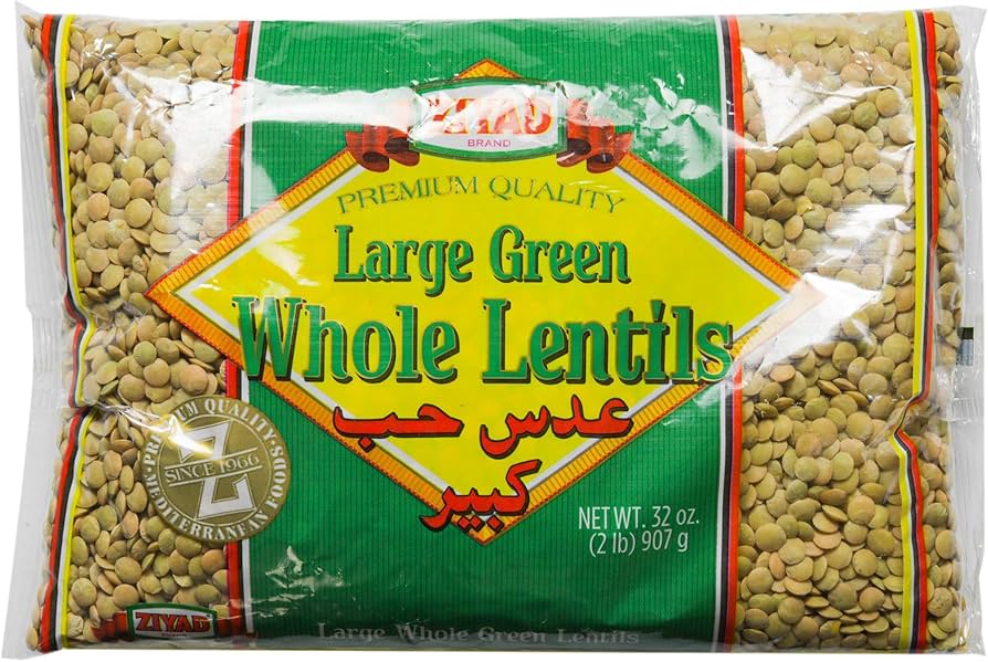 Ziyad Green Lentils عدس اخضر