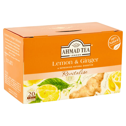 Ahmad Tea Ginger Lemon Teabags