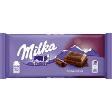 Milka Dark Chocolate Bar